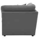 Hobson Upholstered Corner Charcoal