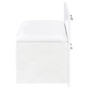 Flora 2-drawer Vanity Set with LED Mirror High Gloss