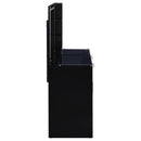 Flora 2-drawer Vanity Set with LED Mirror High Gloss