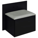 Flora 2-drawer Vanity Set with LED Mirror High Gloss