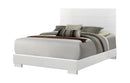 Felicity Panel Bed Glossy White