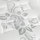 ELBERTYNA White 8" Tight Top Mattress, Cal.King