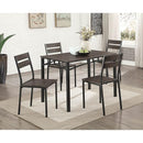 Westport Antique Brown/Black 5 Pc. Dining Table Set