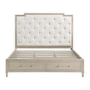 Genoa California King & Eastern King Platform Bed with Footboard Storage
