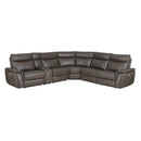 8259RFDB6SCPWH - (6)6-Piece Modular Power Reclining Sectional with Power Headrests