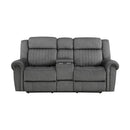 9204CC-2PW - Power Double Reclining Love Seat with Center Console