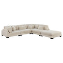 8555BE5OT - (5)5-Piece Modular Sectional with Ottoman