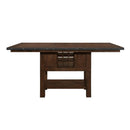 Schleiger Counter Height Dining Table in Dark Brown 5400-36XL