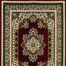 SHINTA Burgundy 5' X 8' Area Rug