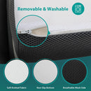 Hollyhock 4" Tri-Fold Memory Foam Topper