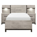 Zephyr 5pc Set Twin Wall Bed (TB+2NS+2NS-P)