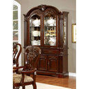 ELANA Brown Cherry Dining Table w/ 18" Butterfly Leaf