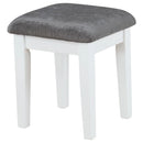 Elijah Makeup Vanity Table with LED Mirror and Stool