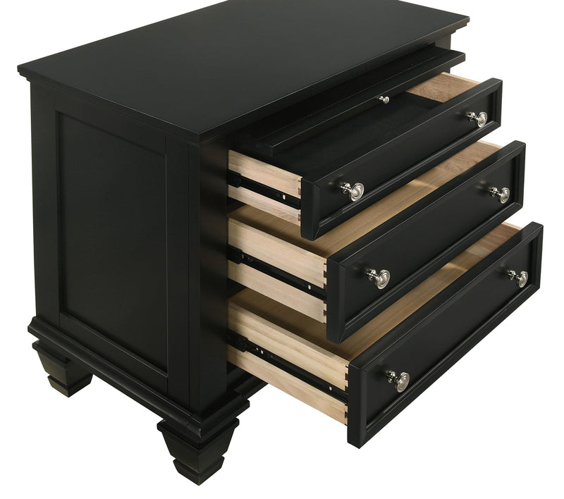 Sandy Beach Bedroom Set Black