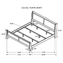 Louis Philippe Sleigh Panel Bed