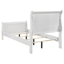Louis Philippe Sleigh Panel Bed