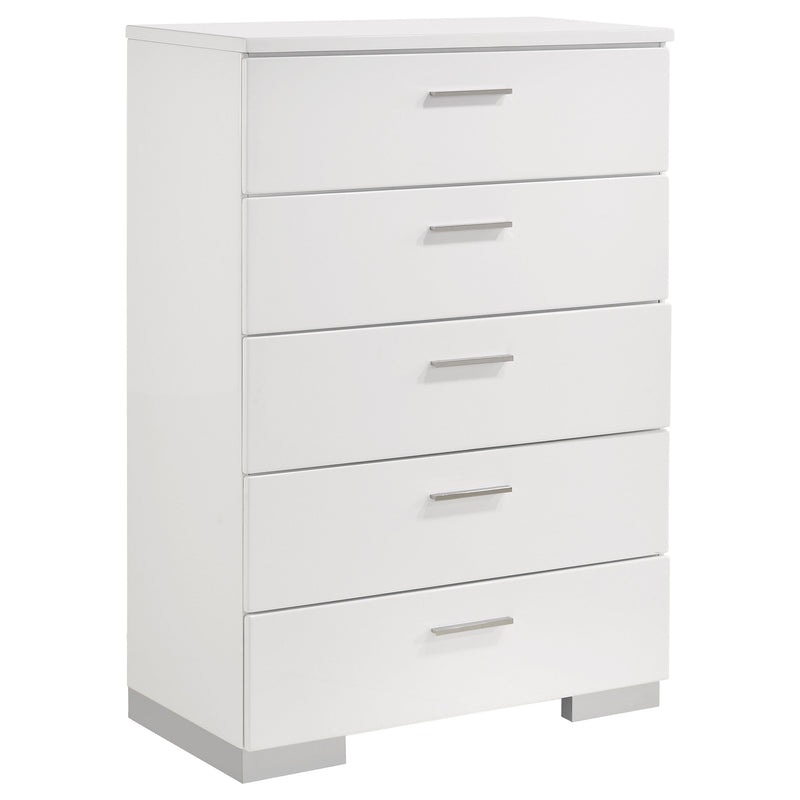 Felicity 5 & 4 Pc E.King, Queen, & Full Bedroom Set