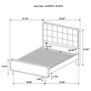 Robyn Panel Platform Bed