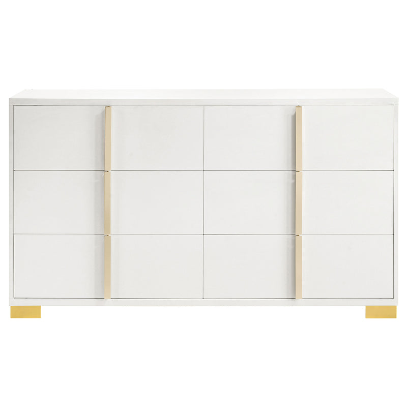 Marceline Bedroom Sets White & Black 4 & 5 Piece