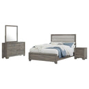 Wright California King Bedroom Set Brown Oak