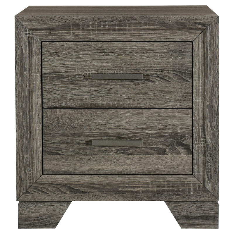 Wright California King Bedroom Set Brown Oak