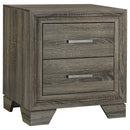 Wright California King Bedroom Set Brown Oak