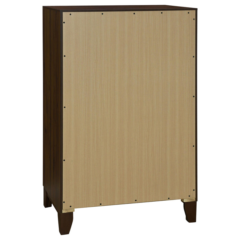 Welsley California King Bedroom Set Walnut