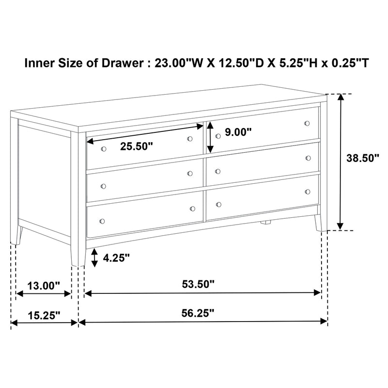 Wilkes 5 Pc Bedroom Set