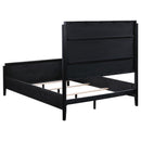 Brookmead 60-inch Upholstered Bed Black