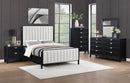 Brookmead 60-inch Upholstered Bed Black