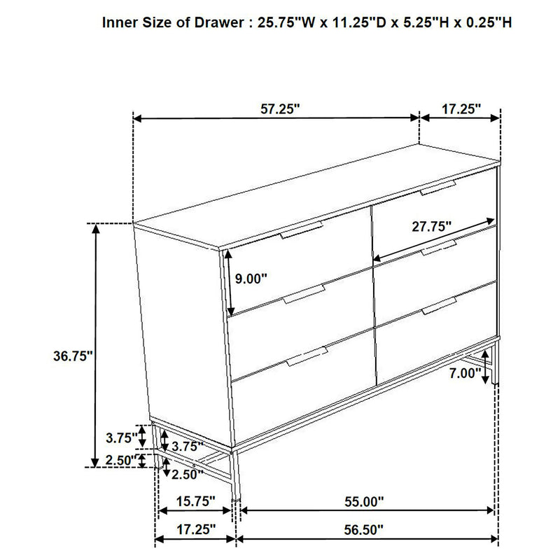 Sonora 4 & 5 Piece Bedroom Set
