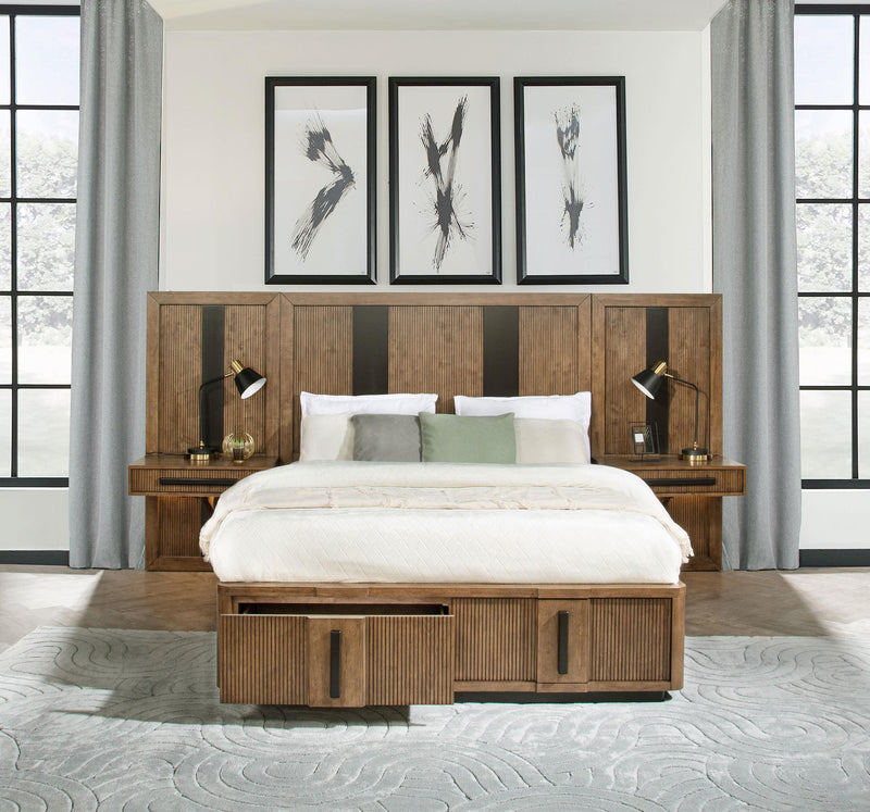 Terrace Panel Storage Bed Ash Brown
