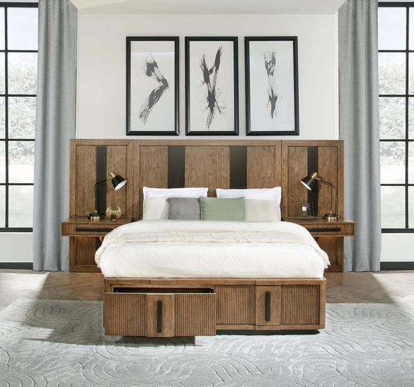Terrace Panel Storage Bed Ash Brown