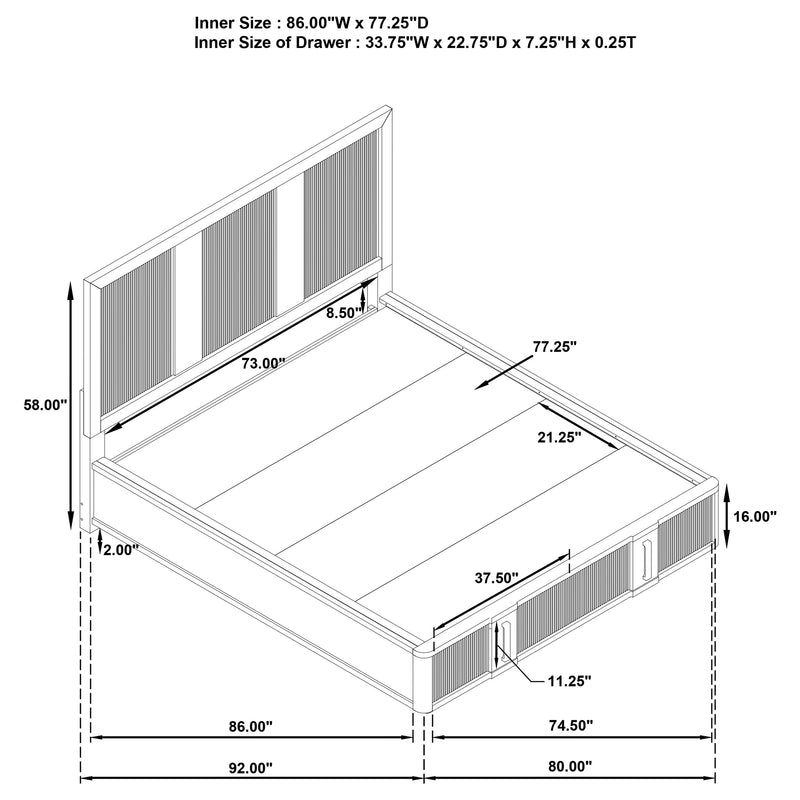 Terrace California King Bed