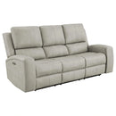Brickston Triple Power Reclining Sofa Set