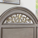 Syracuse Bed Cherry & Grey
