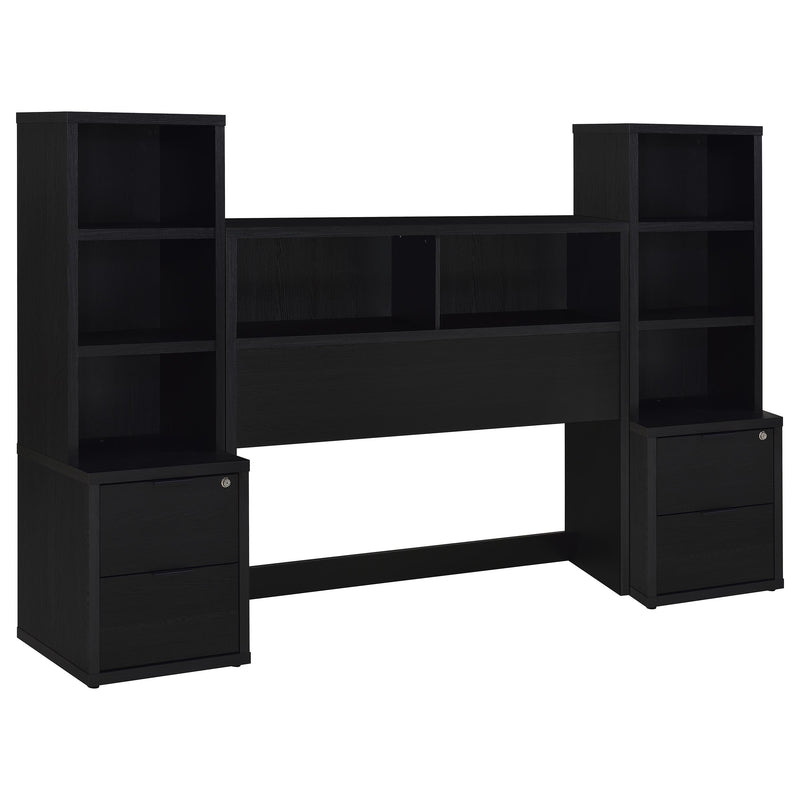 Westpark 5 Pc Twin & Full Bedroom Set Black, Brown & Natural