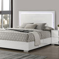 Sinistra E.King & Queen Bed White, Black & Beige
