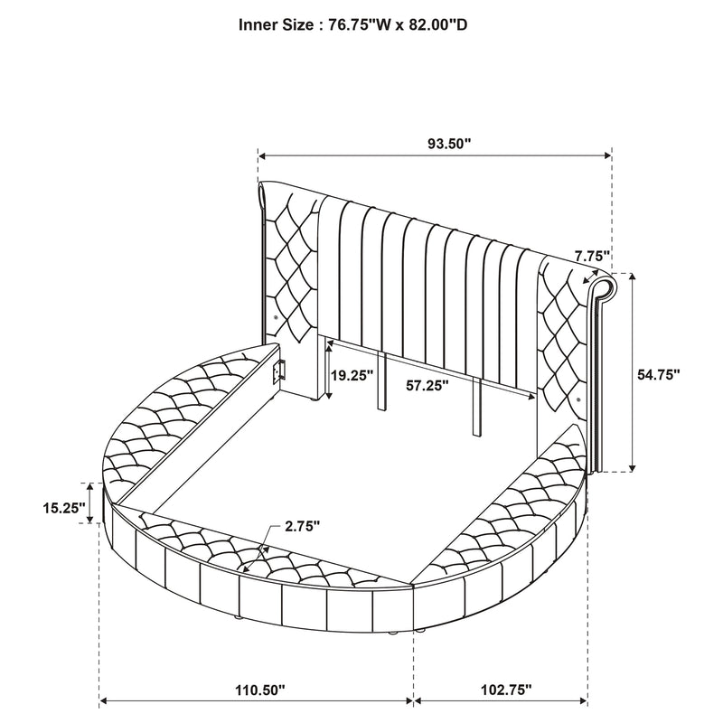Sonya Eastern King & Queen Bed