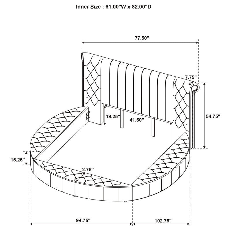 Sonya Eastern King & Queen Bed