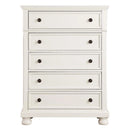 Laurelin 5 Drawer Chest in White 1714W-9
