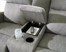 Gauntlet Reclining Loveseat with Console