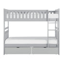 Orion-(4) Twin/Twin Bunk Bed with Storage Boxes image