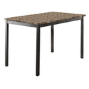 5038-48 - Dining Table, Faux Marble Top