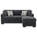 Storey Upholstered Sleeper Sectional Chaise Sofa