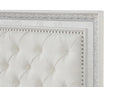 Stella Mia E.King & Queen Bed White & White