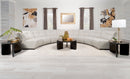 Charlotte Upholstered Modular Sectional Sofa Ivory