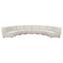 Charlotte Upholstered Modular Sectional Sofa Ivory