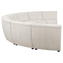 Charlotte Upholstered Modular Sectional Sofa Ivory