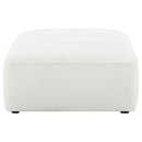 Sunny Upholstered Ottoman Natural